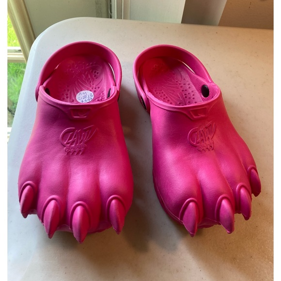 Clawz pink childrens Sz 13 slip on shoe clogs - Picture 2 of 10